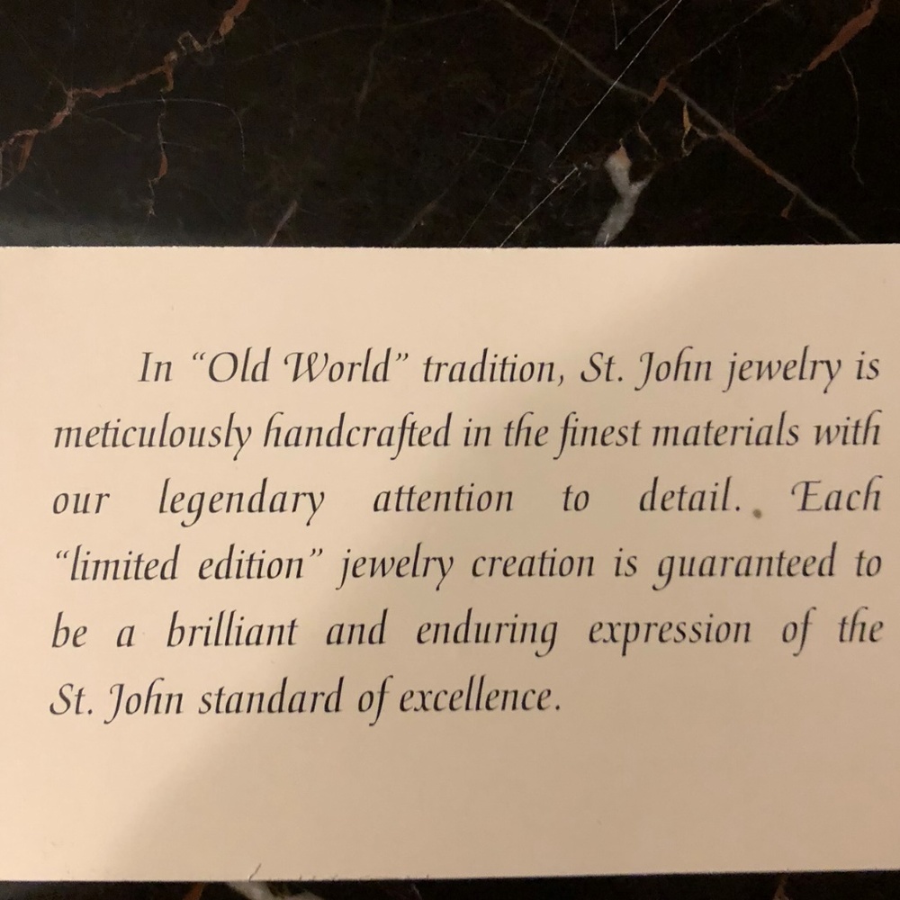 St. John Necklace and Earrings - Picture 7 of 7